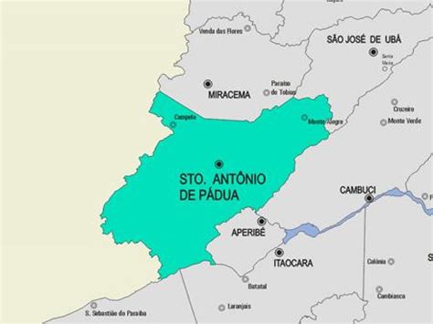 San Antonio de Padua Primero Map .